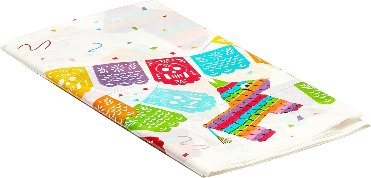 210x140cm - Mexiko-tema bordsduk med pinata