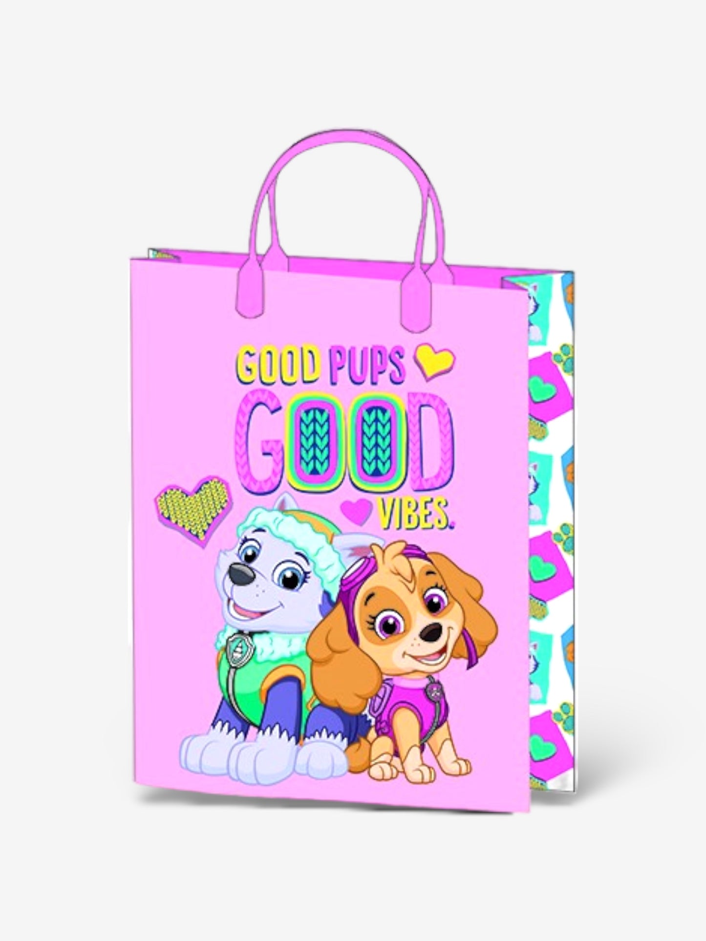 1 stycken - PresentpÄse i papper med Paw Patrol Skye och Everest