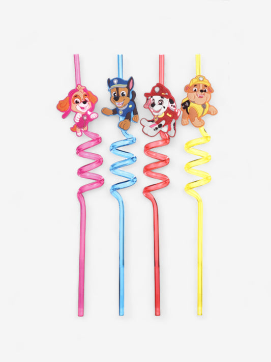 4 stycken - Ă
teranvÀndbara sugrör med Paw Patrol