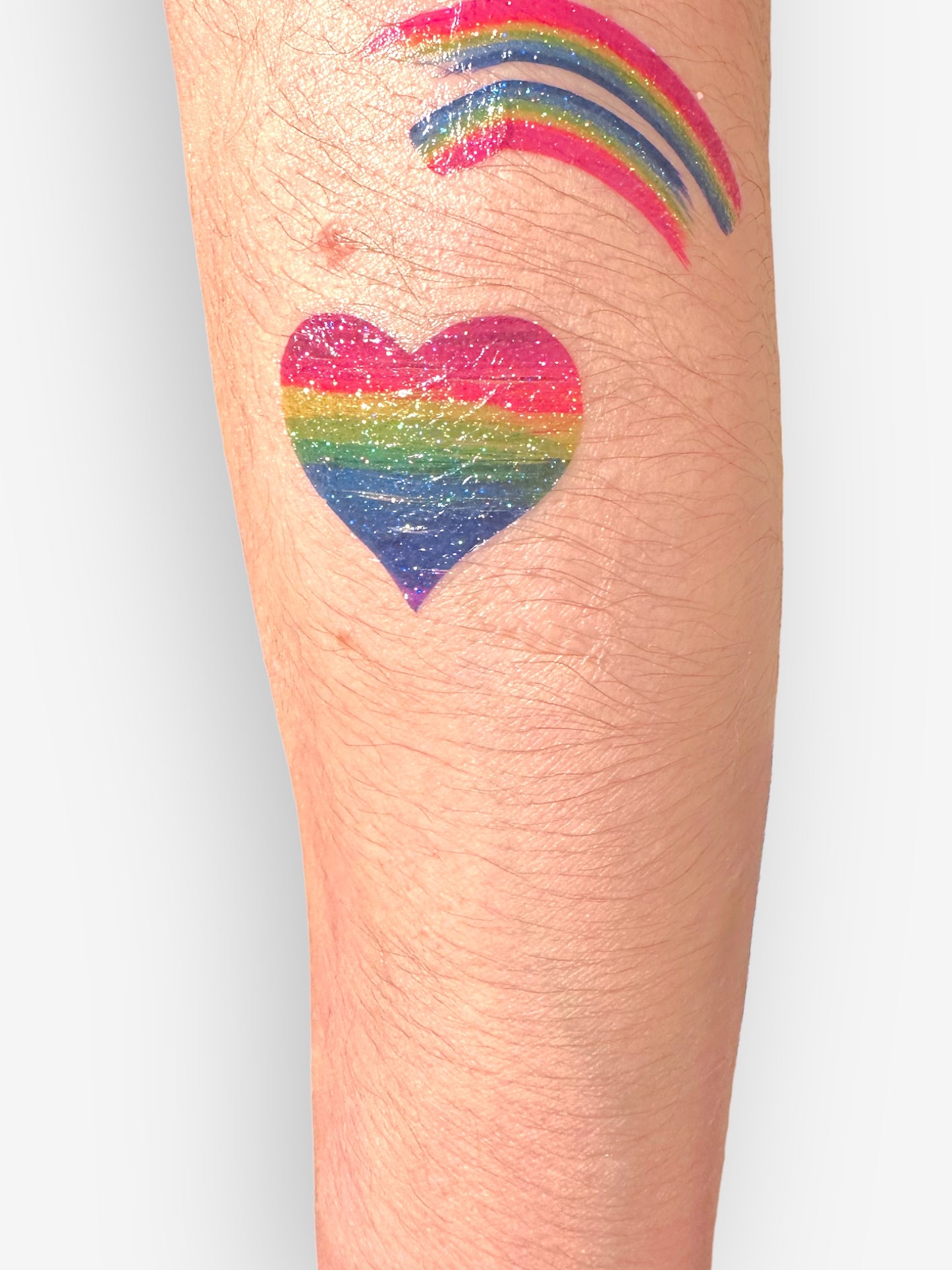 5 ark - Blandade tatueringar Pride Glitter