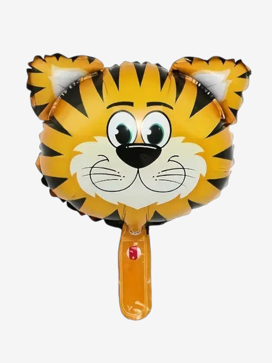 38 cm - Handhållen folieballong tiger