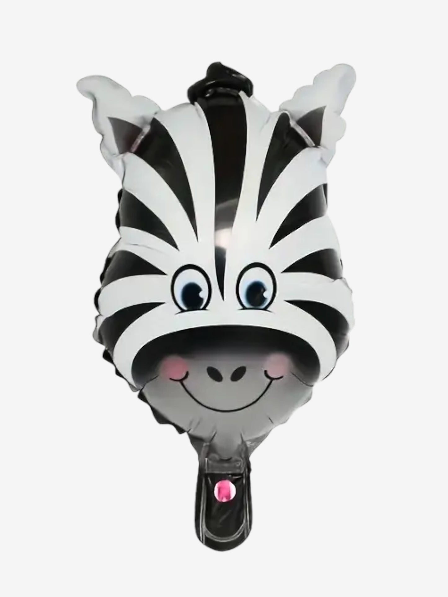 30cm - Handhållen folieballong Zebra