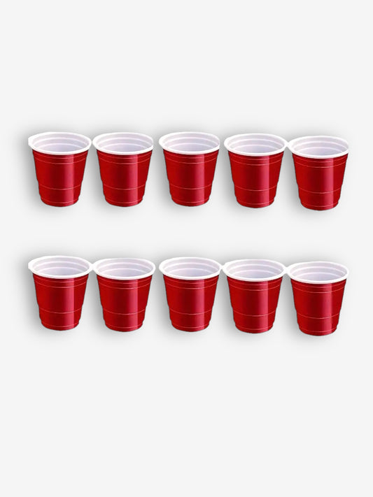 Red solo cup shotglas, 10 st