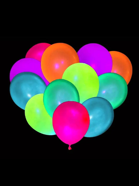 10-pack, 25cm - Neon-Ballonger i blandade färger