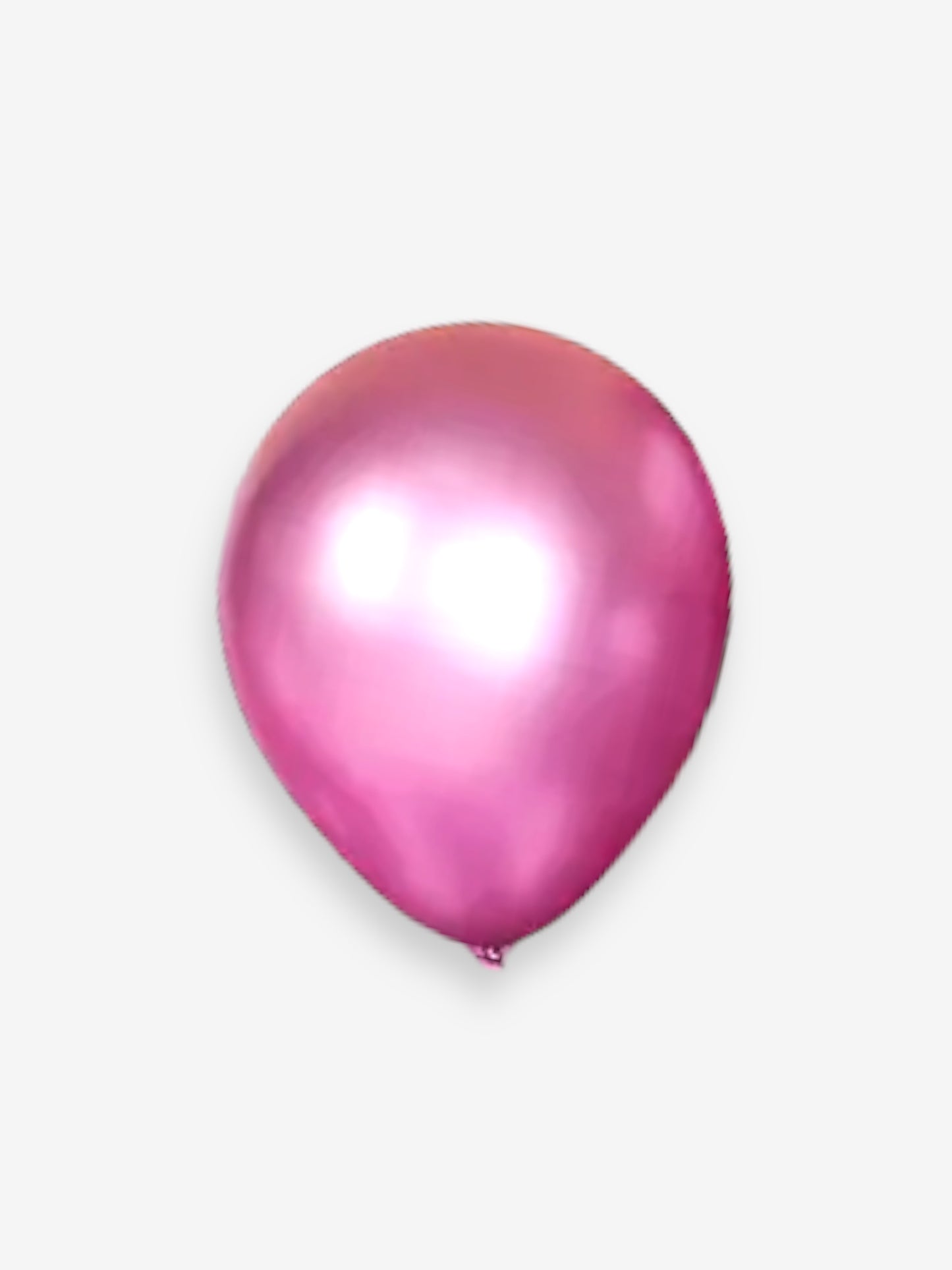 6 stycken, 12,5cm - Små rosa metallic ballonger