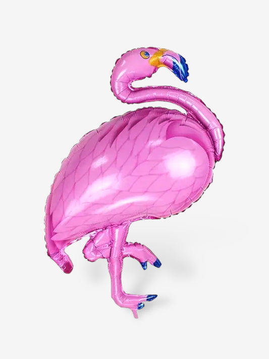 104cm -  Folieballong rosa flamingo