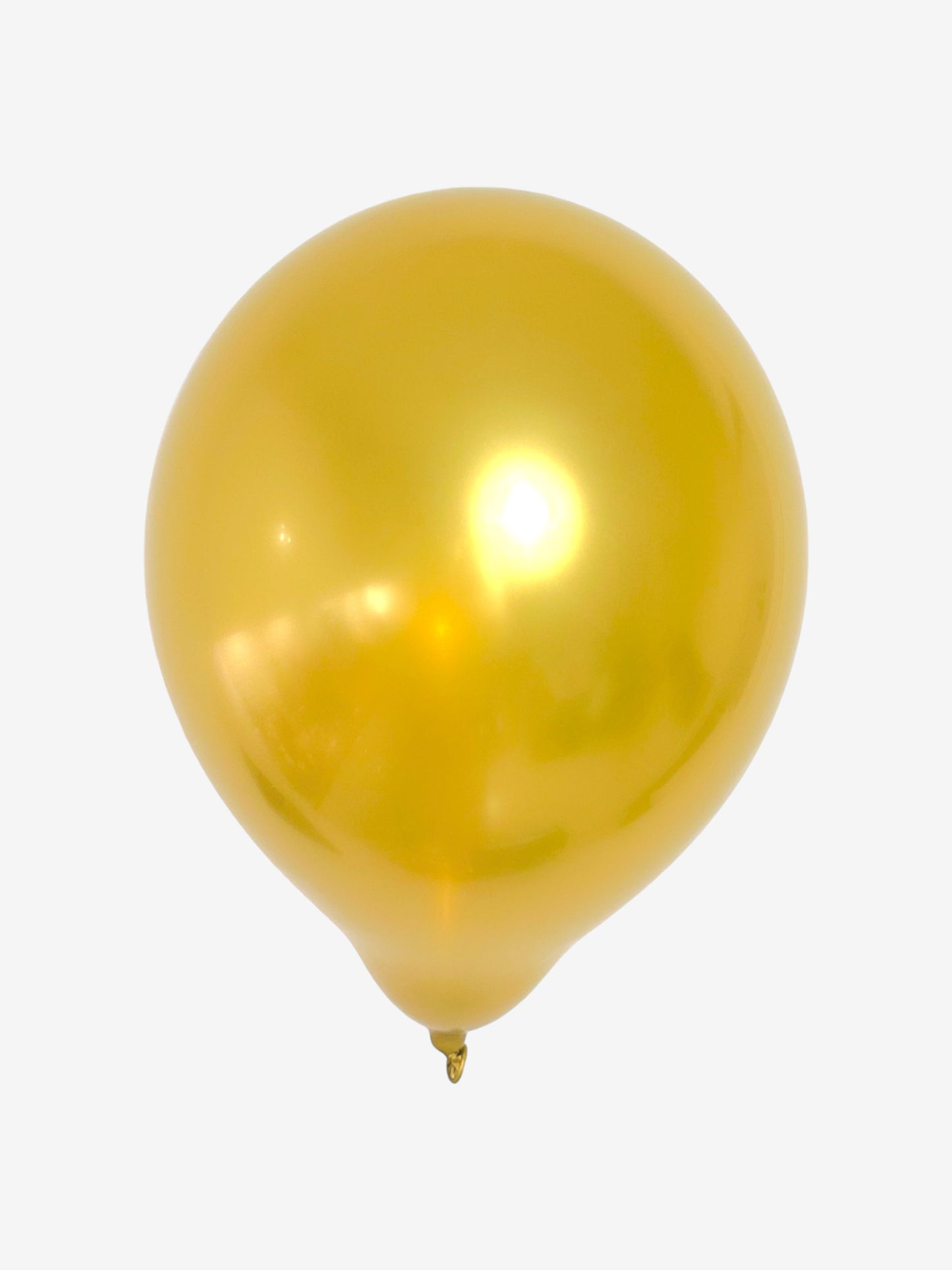 6 stycken, 25cm - Guld metallic ballonger