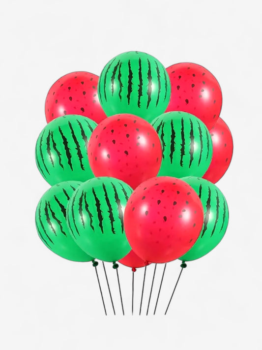 10 delar, 32cm - Ballongkit Vattenmelon