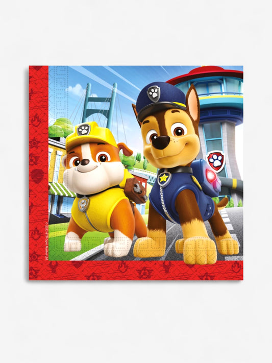 8 stycken - Servetter med Paw Patrol