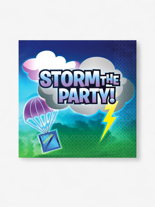 16 stycken - Servetter Gaming - Storm the Party